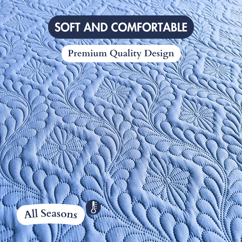 FLORAL 2-IN-1 FITTED SHEET